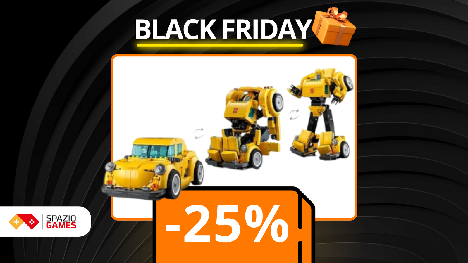 Robot, auto e passatempo perfetto: Bumblebee LEGO a soli 67€!