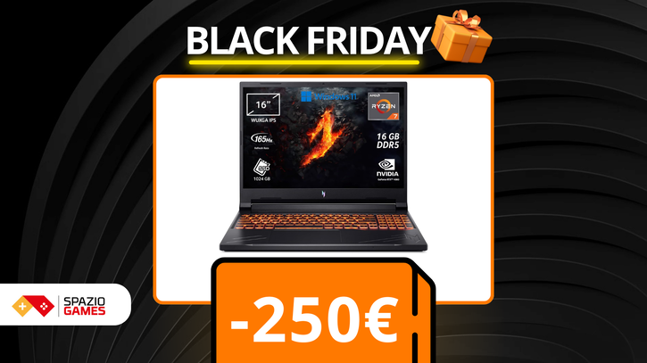 Immagine di Black Friday imperdibile: Acer Nitro V 16, il laptop perfetto per il gaming! (-250€)