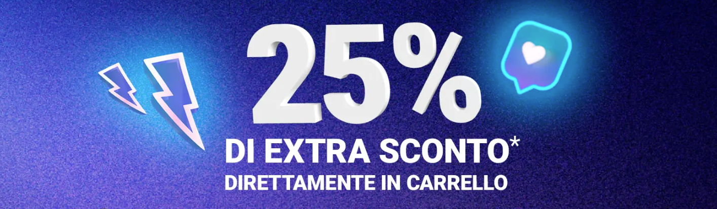 Unieuro fa un FINALE col botto! 25% di sconto extra spendendo almeno 199€