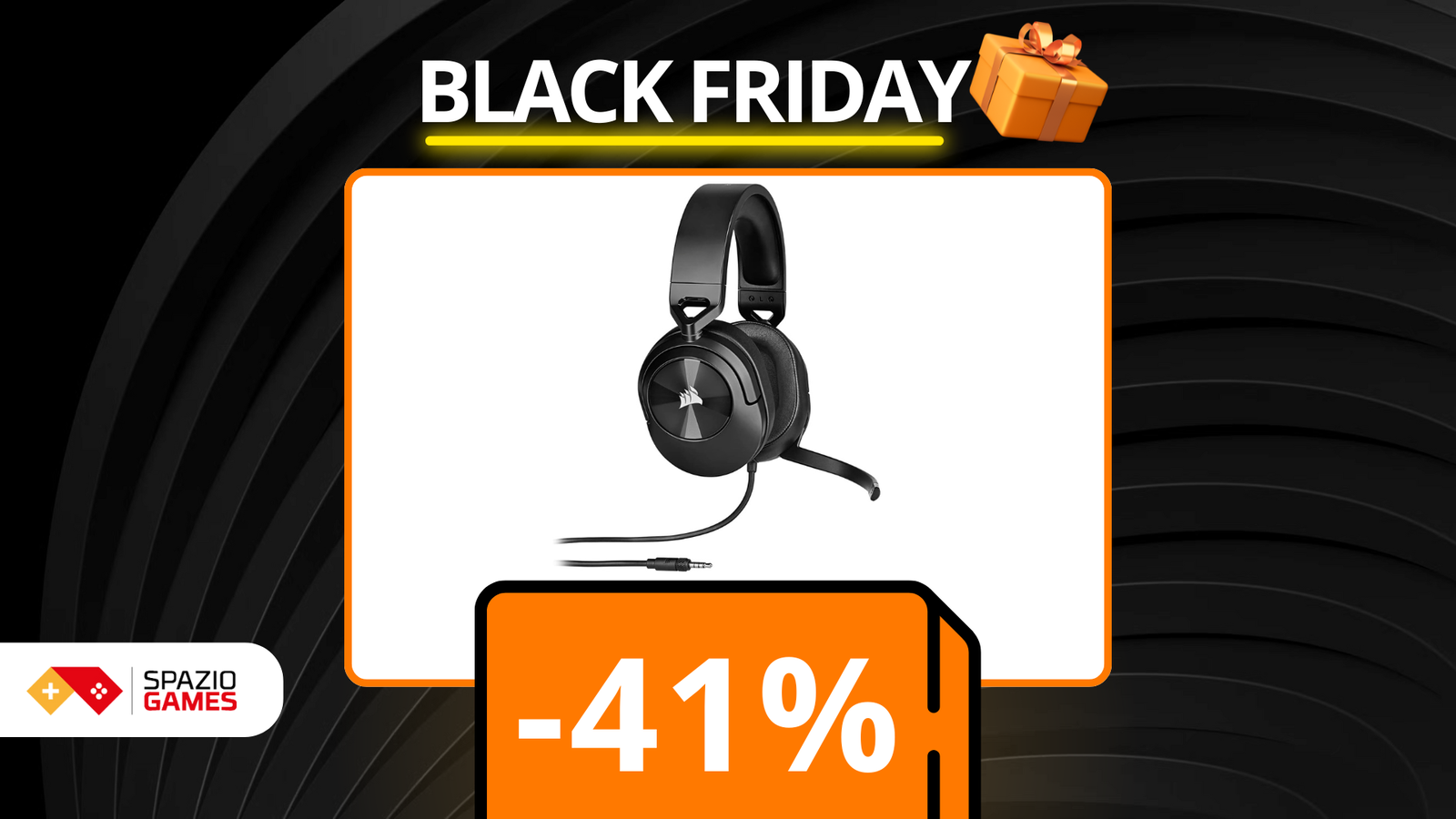 OFFERTA IMPERDIBILE: Corsair HS55 Surround con uno SCONTO DEL 41% solo per il Black Friday!