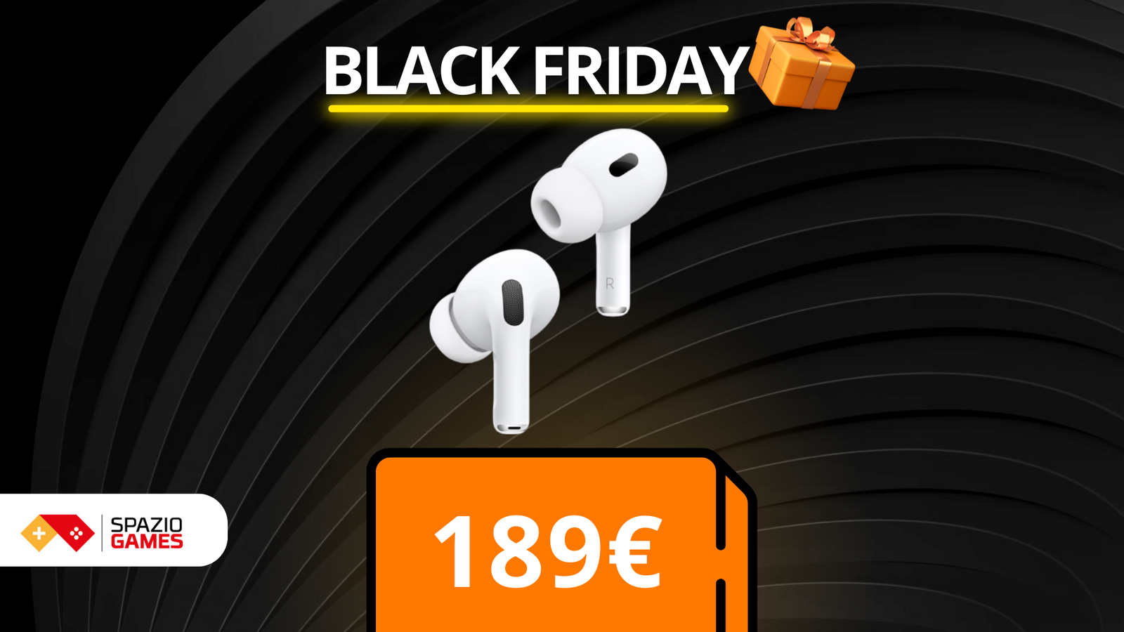 Lo SCONTO BLACK FRIDAY sulle AirPods Pro 2 è tornato! Oggi a SOLI 189,00€!