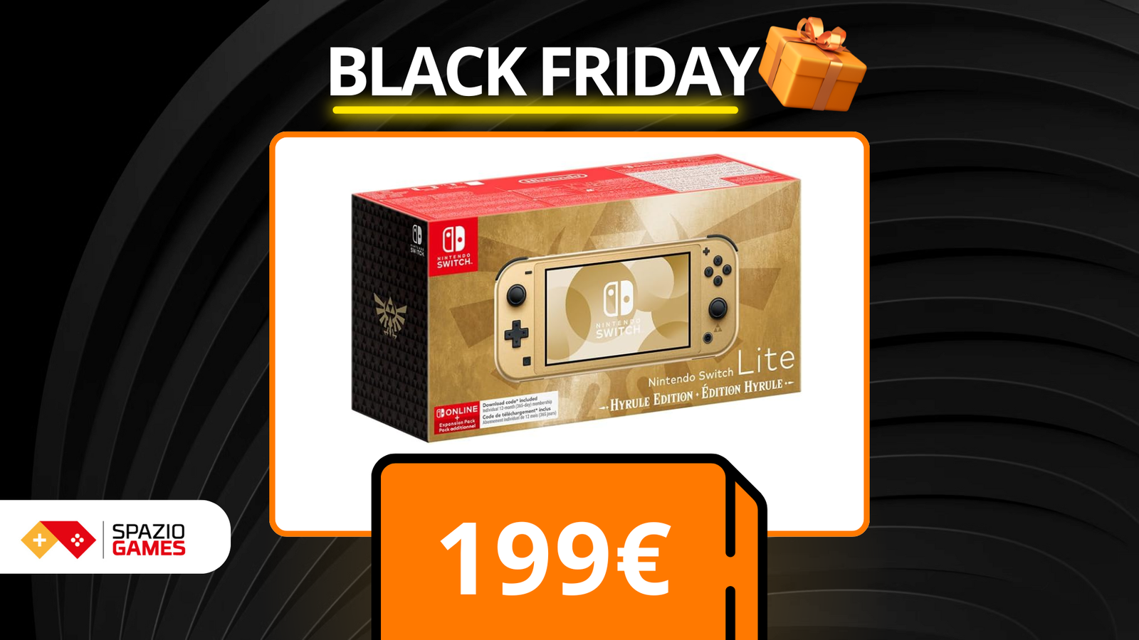 Un gioiellino di Hyrule: Switch Lite Hyrule Edition oggi in OFFERTA BLACK FRIDAY!