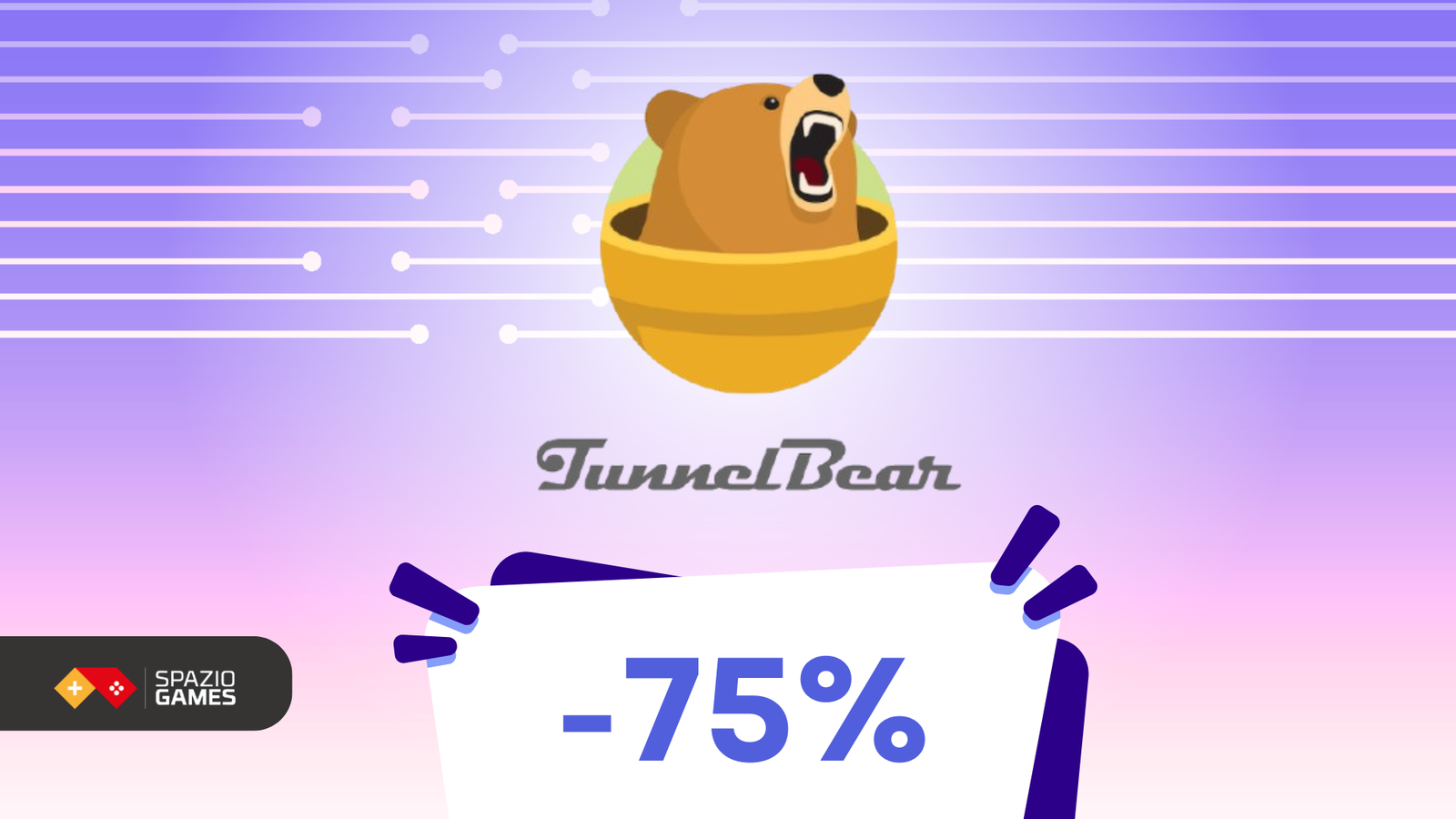 Proteggi la tua privacy online con TunnelBear: la VPN facile da usare ora con il 75% di SCONTO!