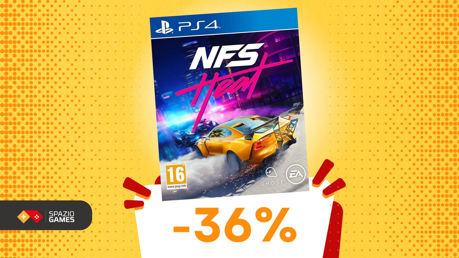 Need for Speed Heat per PS4 a soli 20€: accendete il motore!