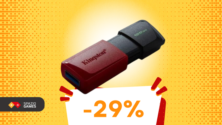 Chiavetta USB Kingston da 128GB a soli 11€: il regno per tutti i file!