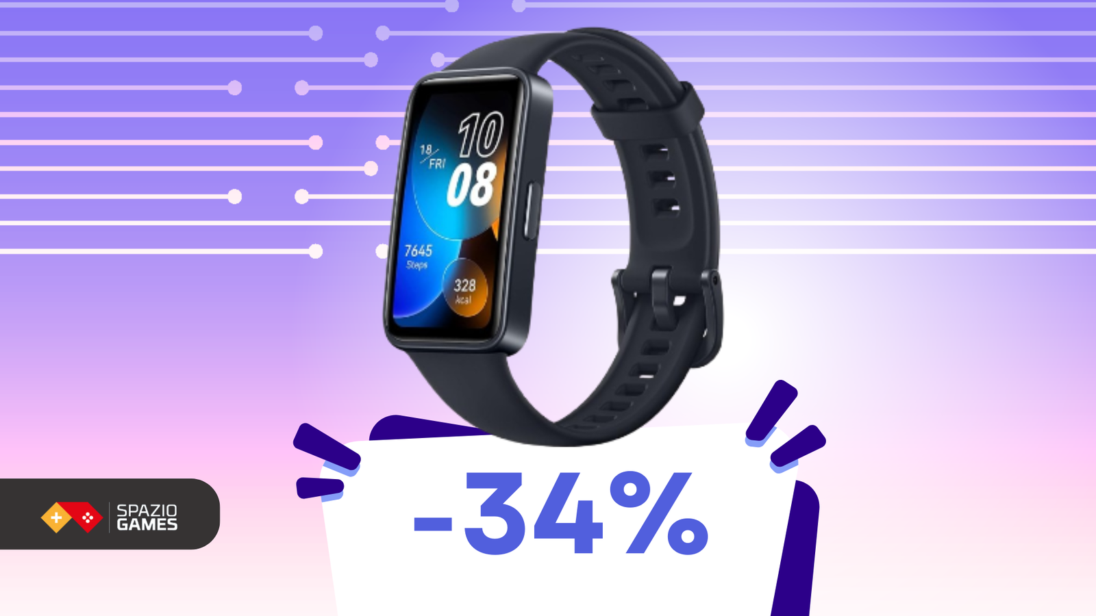 Huawei Band 8 a soli 39€: il fitness coach che non ti urla mai contro!