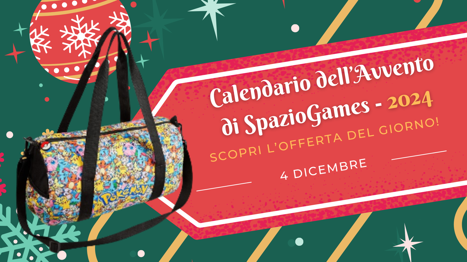 Calendario dell'Avvento di SpazioGames: scopri l'offerta del 4 dicembre!