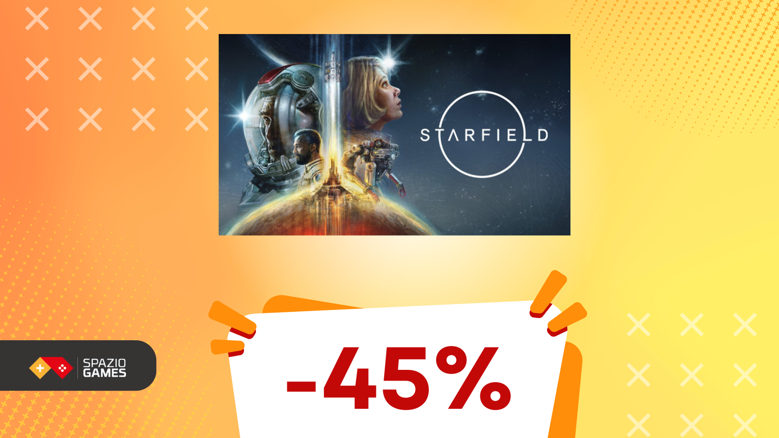 今日のオファーをお見逃しなく: Starfield for PC インスタント ゲームが 45% オフ!