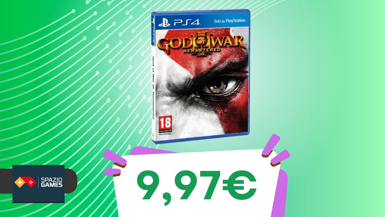 Rivivi God of War III Remastered, oggi a SOLI 9,99€!