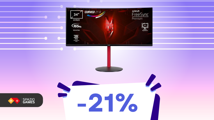 Migliora la tua esperienza di gioco con questo monitor Acer da 34", oggi IN SCONTO! -31%