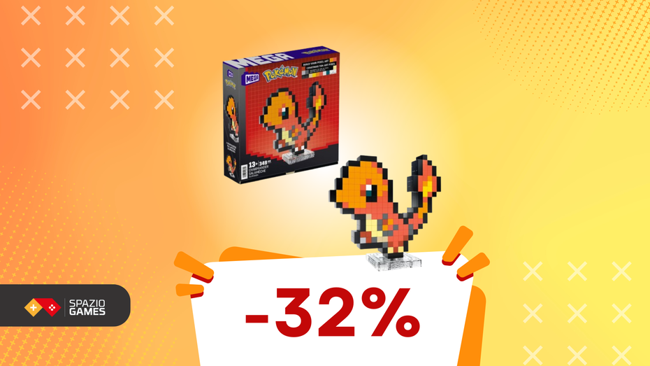 Immagine di Charmander prende vita: assemblalo in pixel art! (17€)