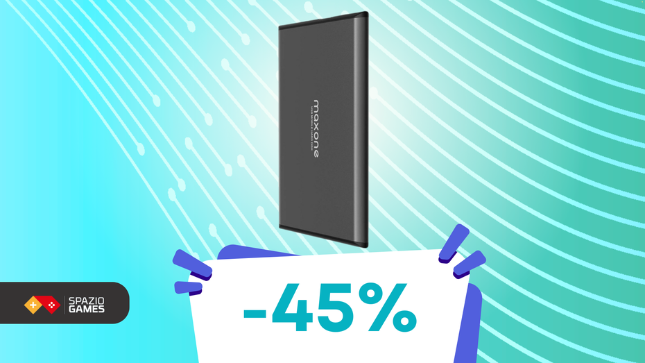 Immagine di A Natale regala spazio extra su console e PC: l'hard disk Maxone da 500GB oggi è SCONTATISSIMO! (-45%)