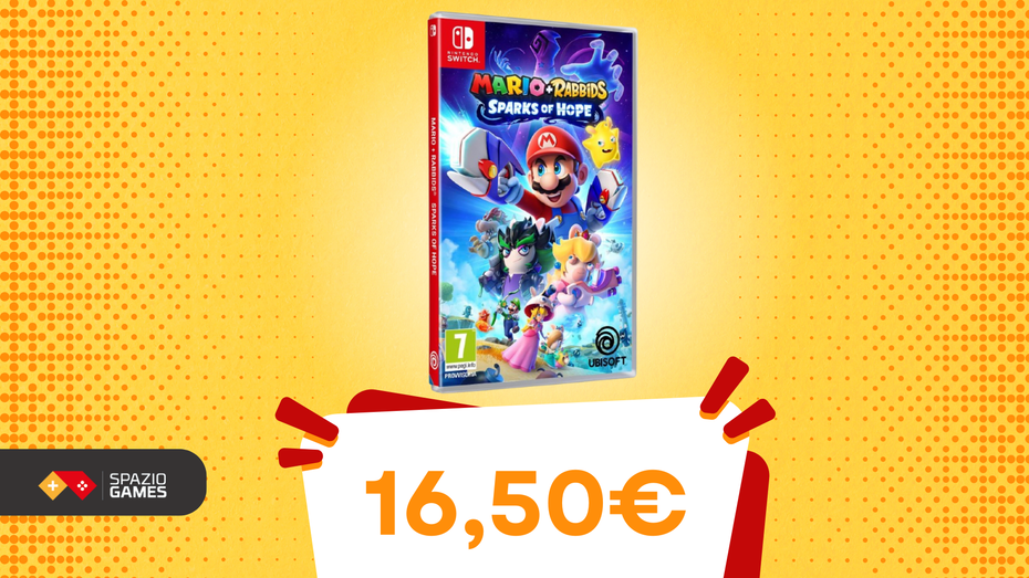 Immagine di Fai felice un gamer a Natale con Mario + Rabbids Sparks of Hope! Oggi a SOLI 16,50€!