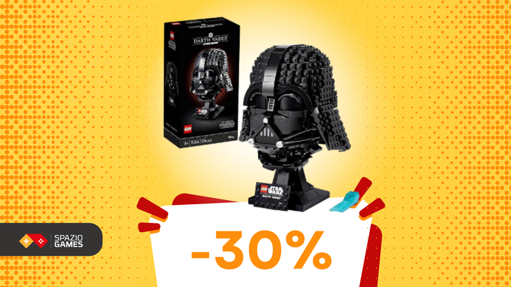 Casco LEGO di Darth Vader a 56€: la Forza è potente in questo set!