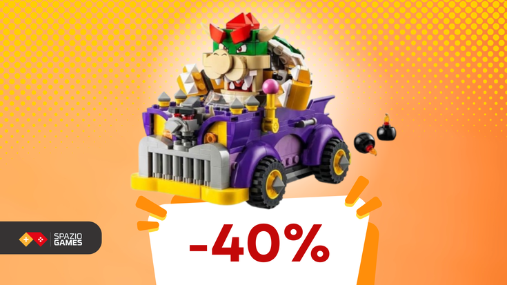 Bolide LEGO di Bowser a soli 18€: oggi tifiamo per il cattivo!