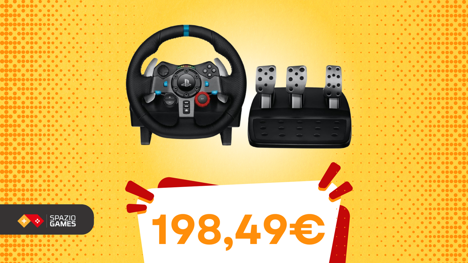 DROP DI PREZZO sul Logitech G G29 Driving Force, il volante perfetto per i gamer!