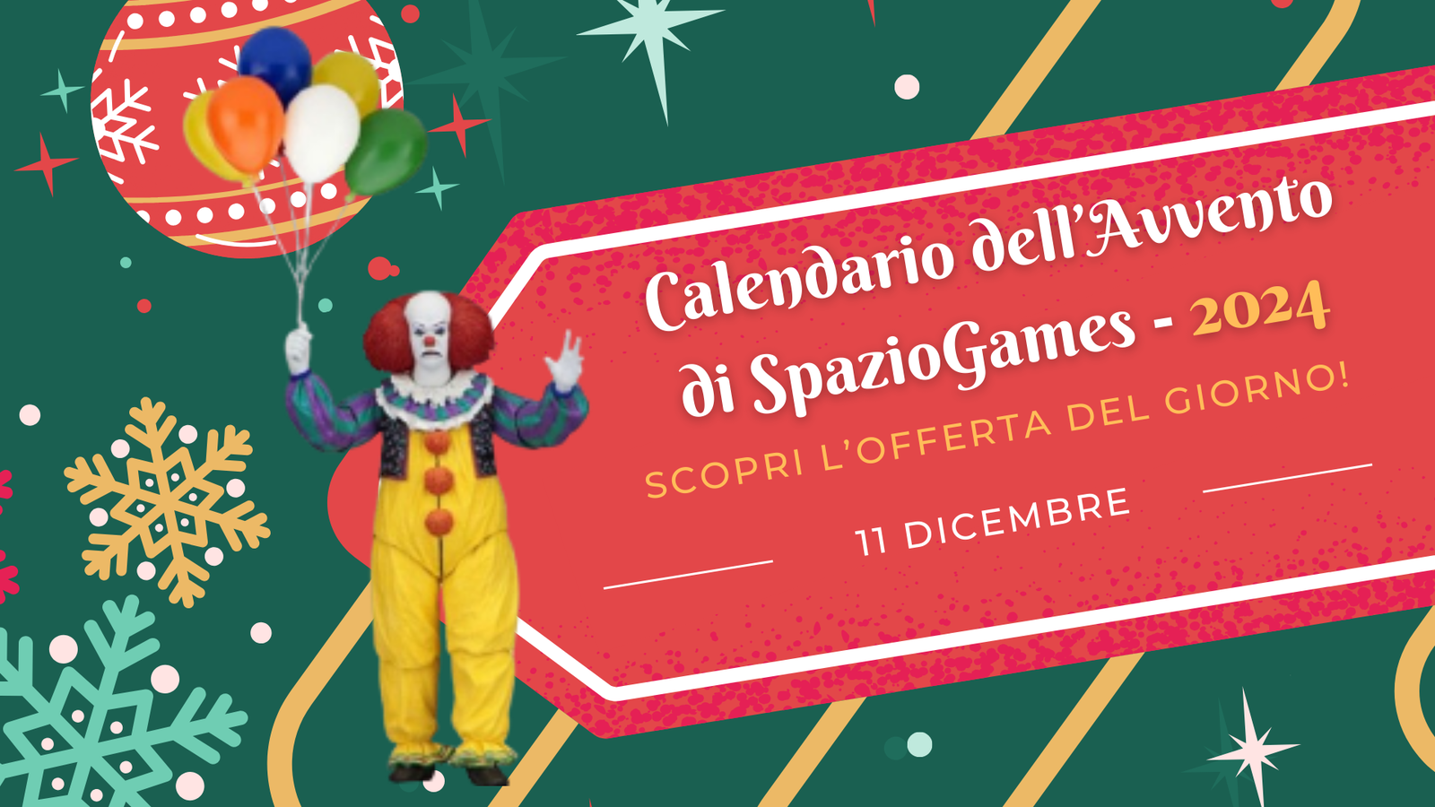 Calendario dell'Avvento di SpazioGames: scopri l'offerta dell'11 dicembre!