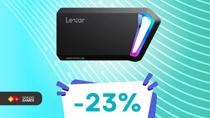 Archivia i tuoi giochi su questo velocissimo SSD per portarli sempre con te, oggi IN SCONTO! -23%