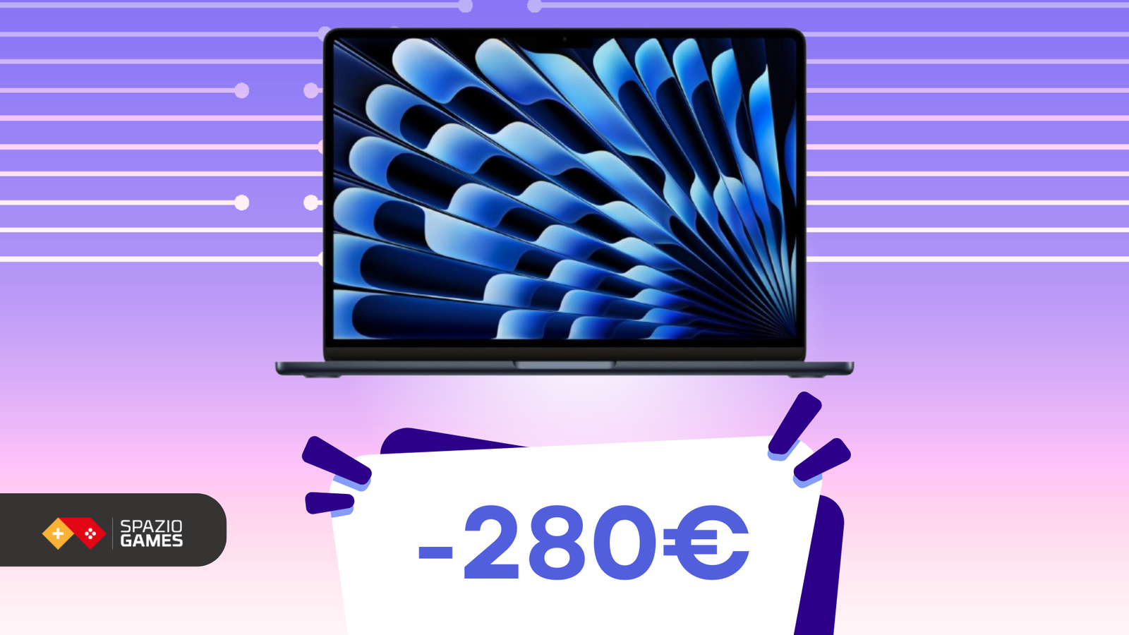 Fatti un super regalo di Natale: MacBook Air 13" con chip M3 oggi è SCONTATO di 280€!