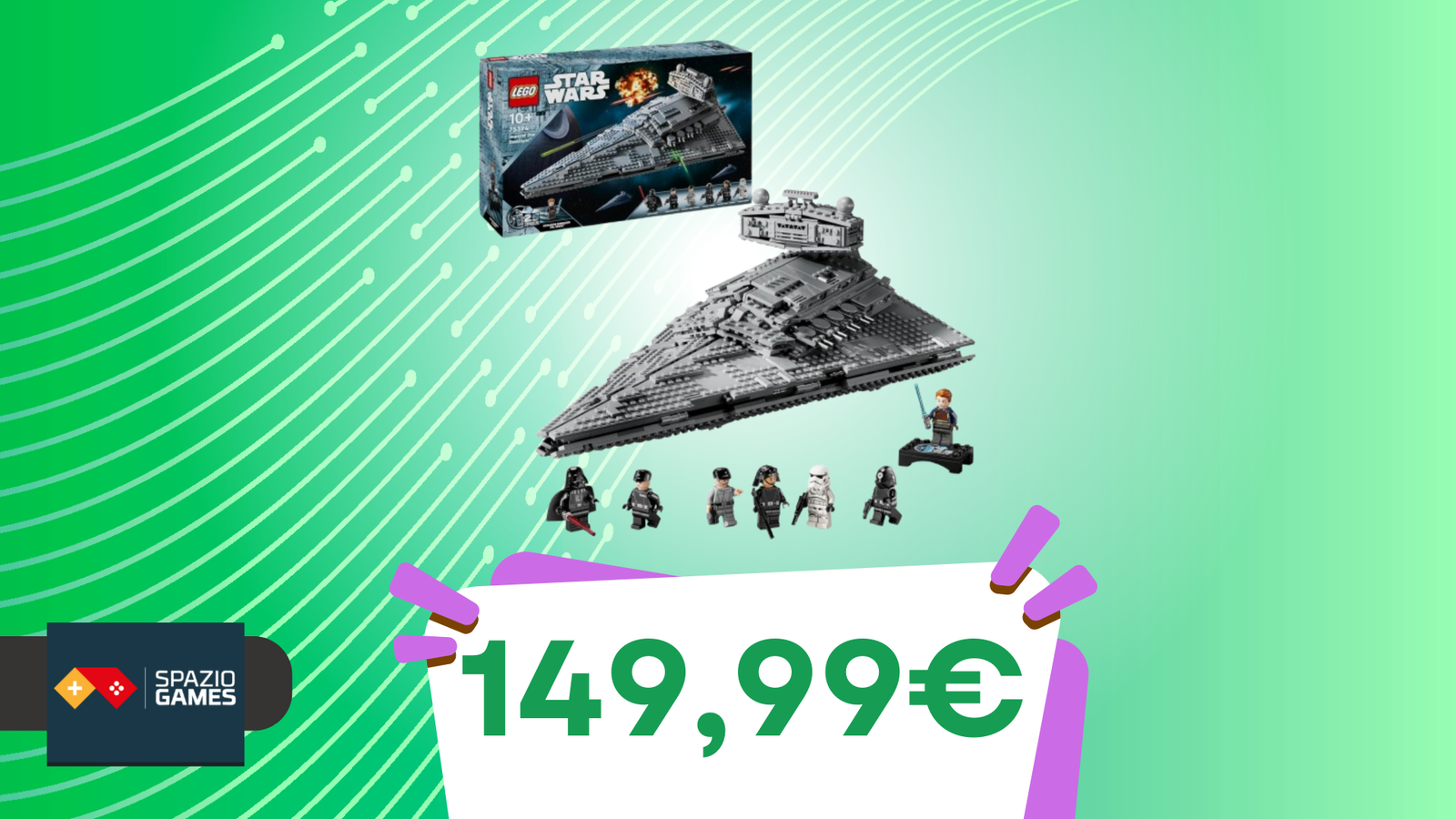 Un Natale epico con il set LEGO Star Wars Imperial Star Destroyer sotto l’albero, oggi al MINIMO STORICO!