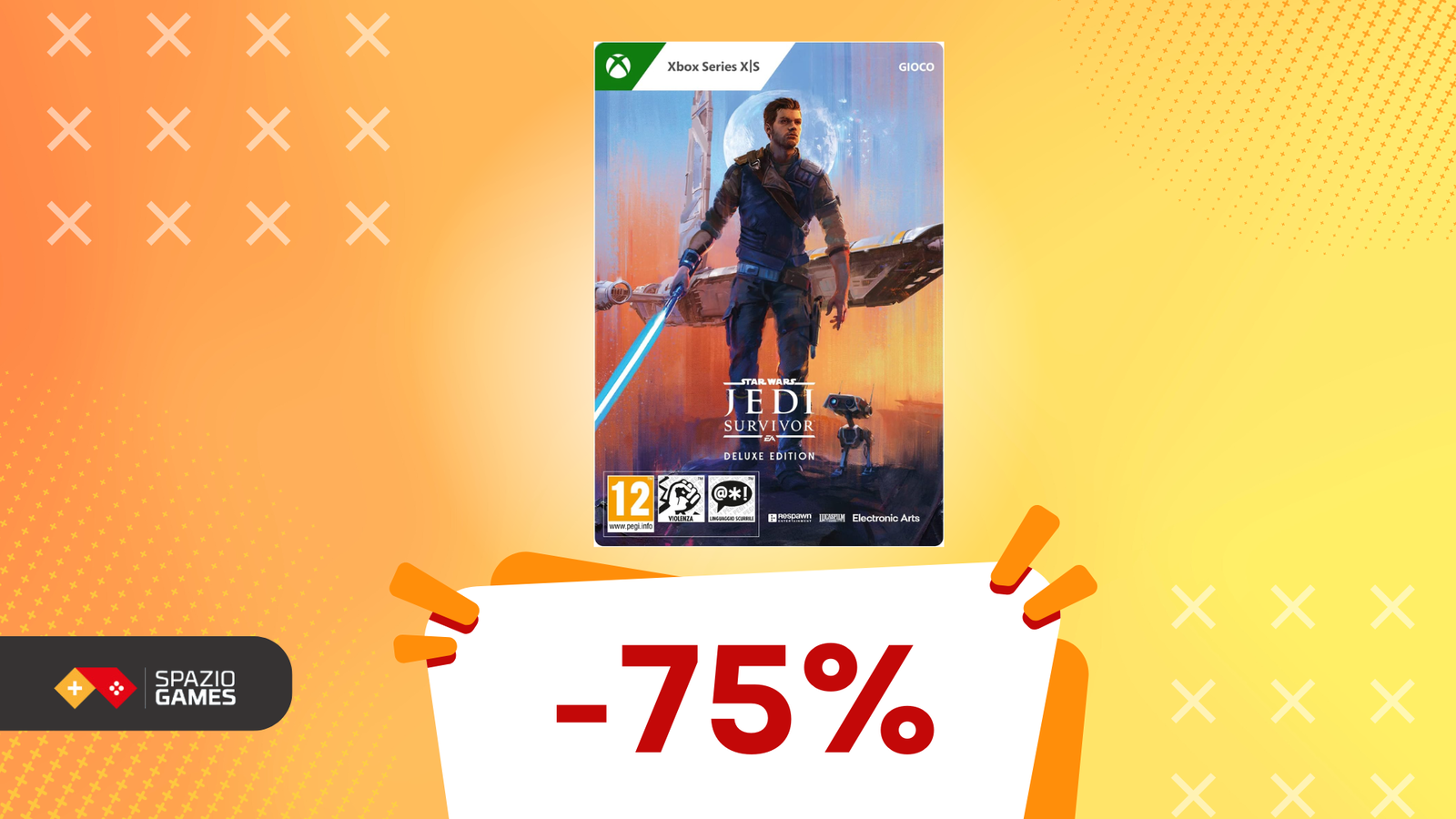 Il regalo di Natale perfetto per un gamer fan di Star Wars? La Deluxe Edition di Star Wars Jedi: Survivor è IN OFFERTA! (-75%)