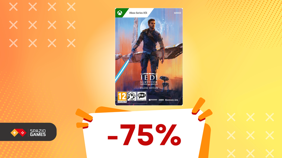 Immagine di Il regalo di Natale perfetto per un gamer fan di Star Wars? La Deluxe Edition di Star Wars Jedi: Survivor è IN OFFERTA! (-75%)