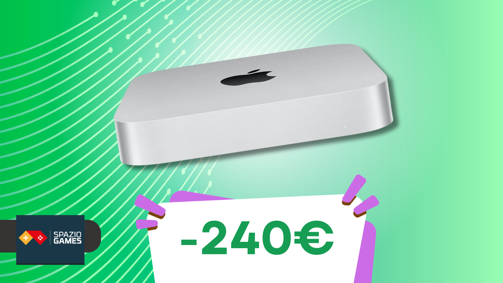 M2 チップを搭載した Mac mini がこれまでにないほどお買い得です!定価より €240 割引!