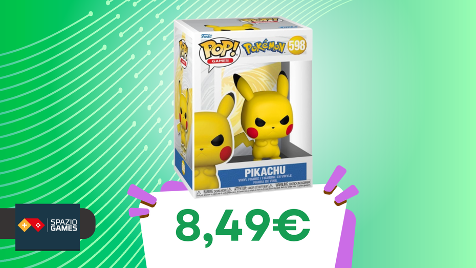 Immagine di A Natale regala questo bellissimo Funko Pop! di Pikachu imbronciato, COSTA SOLO 8,49€!