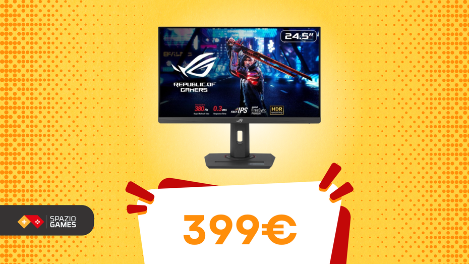 Immagine di A Natale regalati il monitor gaming ASUS ROG Strix, DROP DI PREZZO a soli 399€!