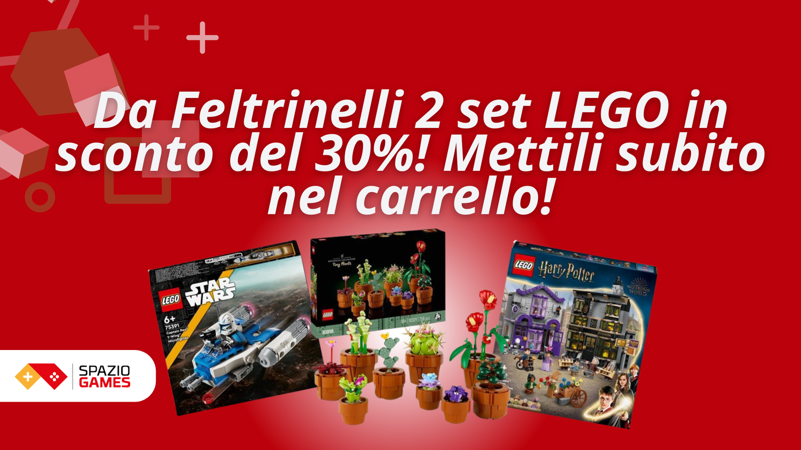 Da Feltrinelli 2 set LEGO in sconto del 30%! Mettili subito nel carrello!