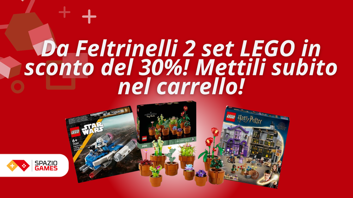 Immagine di Da Feltrinelli 2 set LEGO in sconto del 30%! Mettili subito nel carrello!