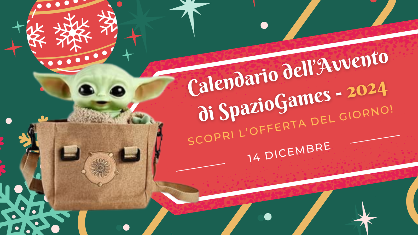 Calendario dell'Avvento di SpazioGames: scopri l'offerta del 14 dicembre!