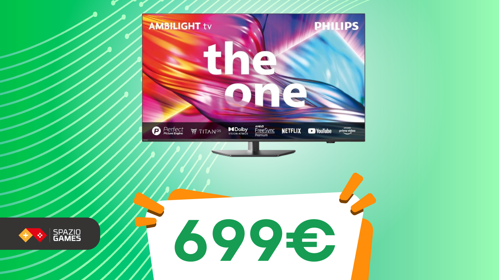 Questa smart TV Phlips Ambilight da 55", ideale per cinefili e gamer è oggi IN OFFERTA!