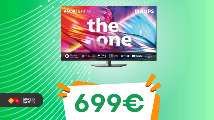 Immagine di Questa smart TV Phlips Ambilight da 55", ideale per cinefili e gamer è oggi IN OFFERTA!