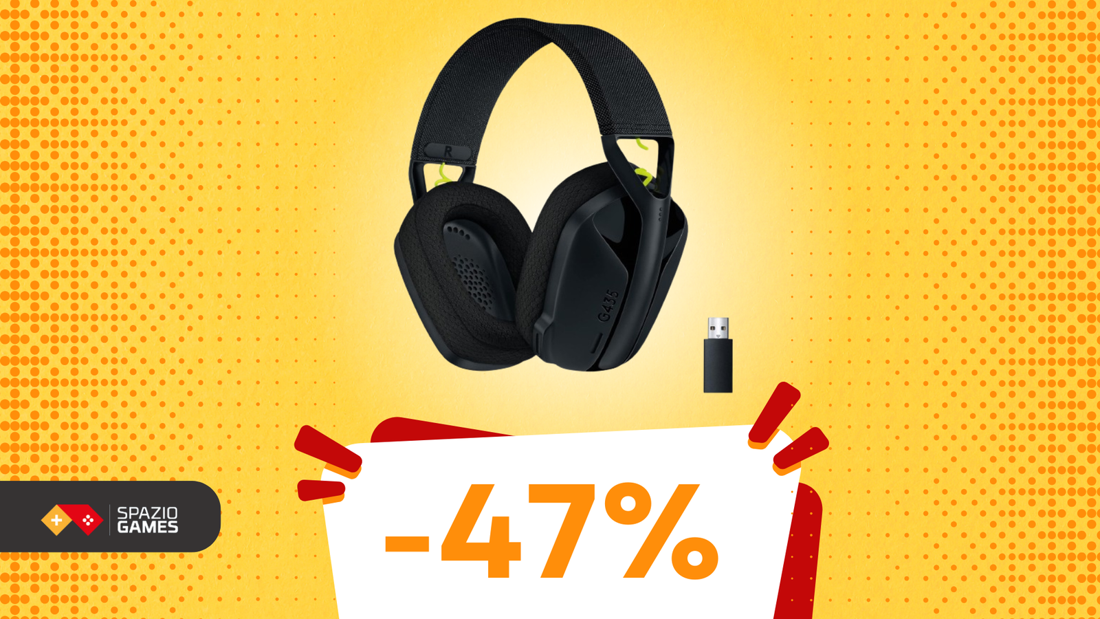 Cuffie Logitech G G435 Lightspeed a SOLI 47€: un affare imperdibile per ogni gamer!