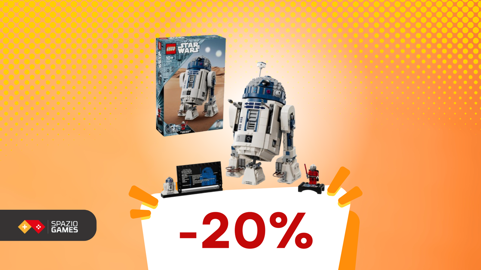 Il regalo di Natale perfetto per un fan di Star Wars: il set LEGO di R2-D2 è SCONTATISSIMO!