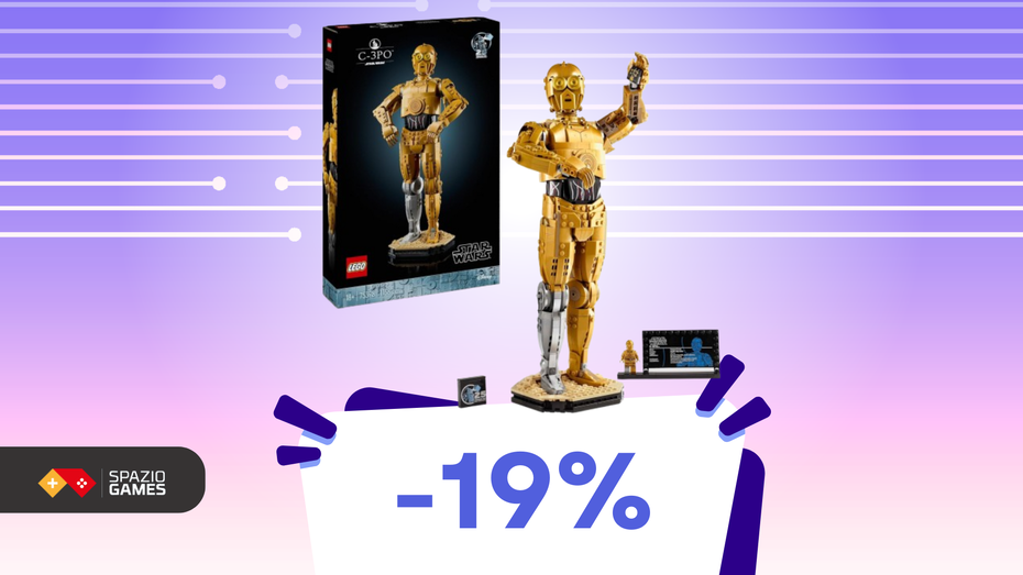 Immagine di Un Natale creativo all'insegna di Star Wars: il set LEGO Star Wars C-3PO è SCONTATO del 19%!