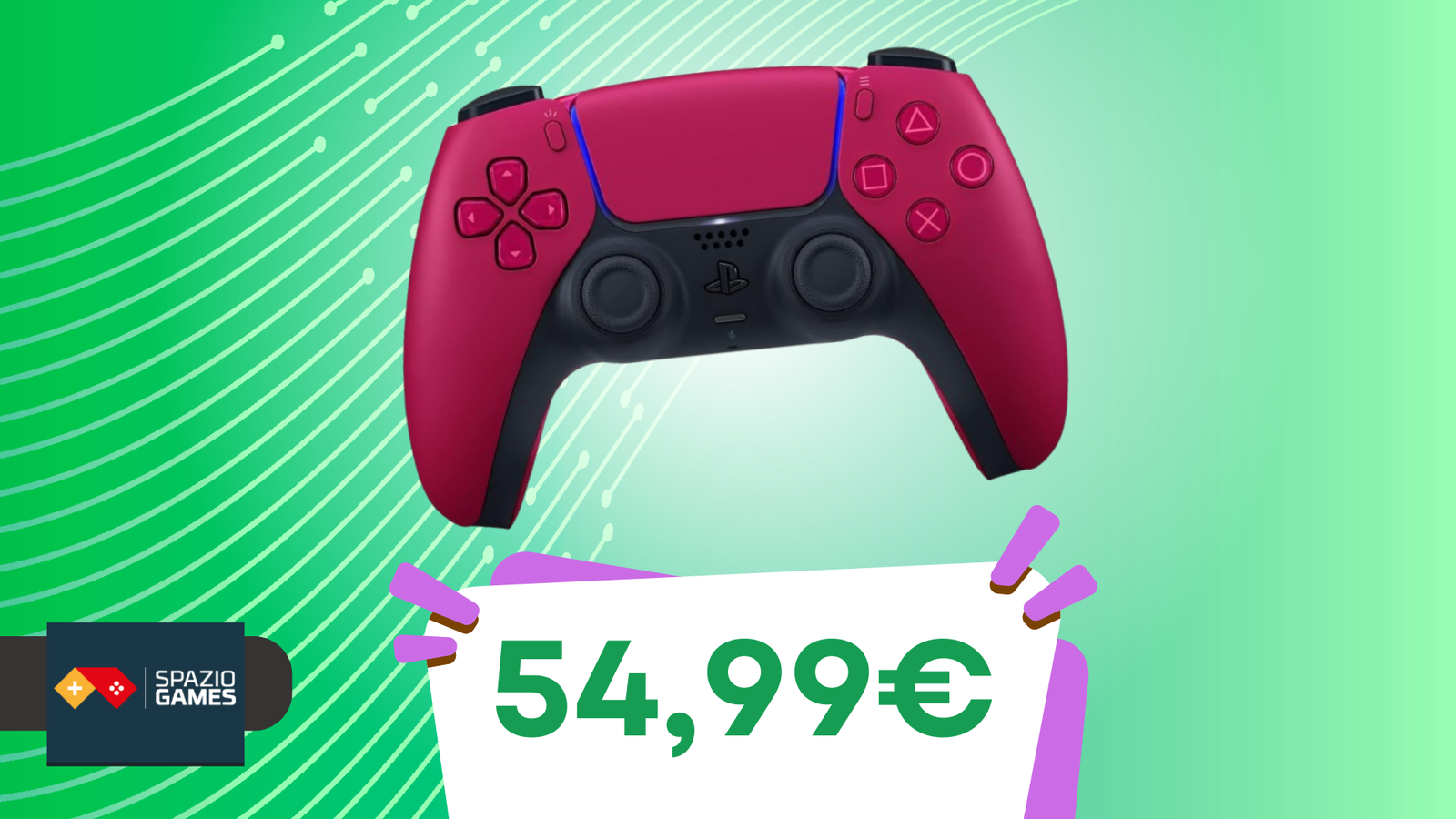 Regala un secondo controller a Natale: oggi DualSense rosso COSTA soli 55€!