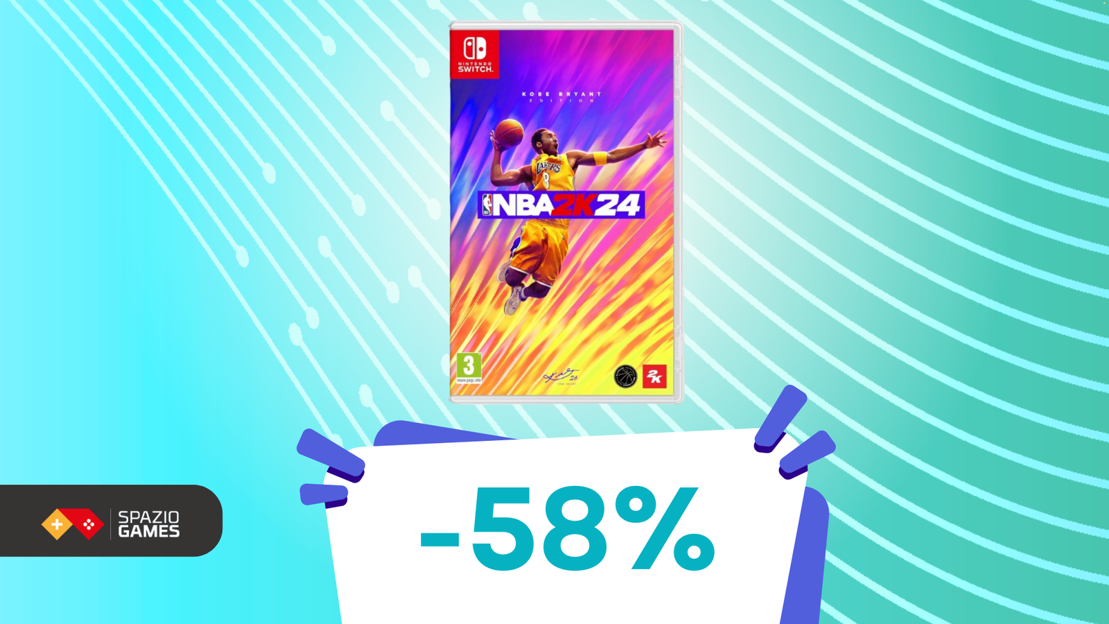 A Natale regala l'emozione del basket! NBA 2K24 è SCONTATO del 58%!