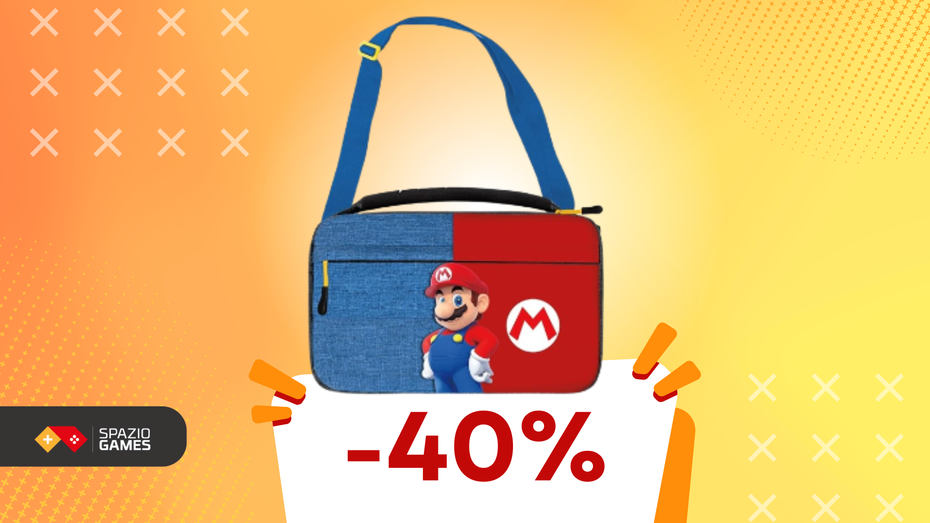 Immagine di Custodia di Super Mario per Switch a 24€: ottima come regalo di Natale!