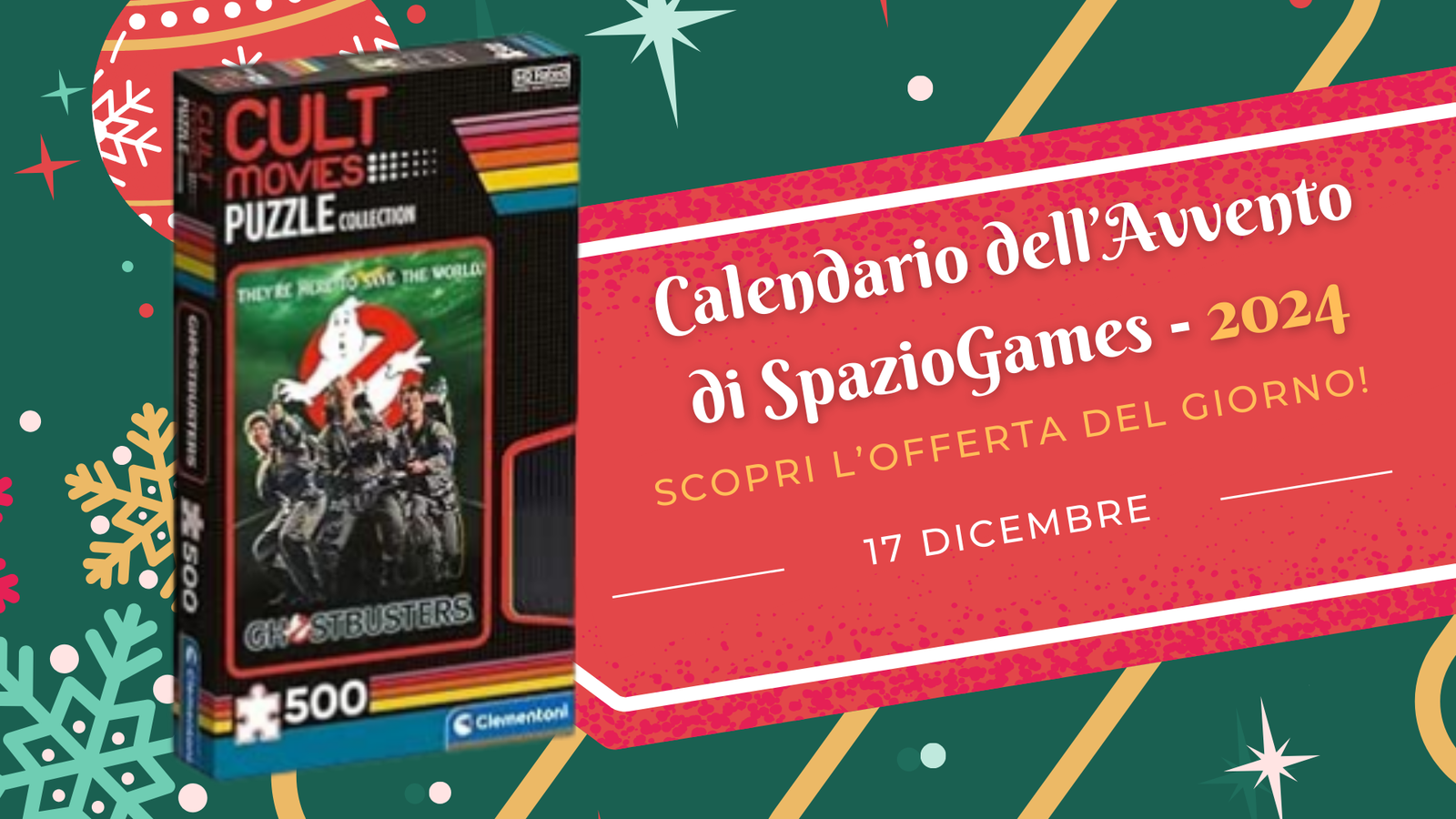 Calendario dell'Avvento di SpazioGames: scopri l'offerta del 17 dicembre!