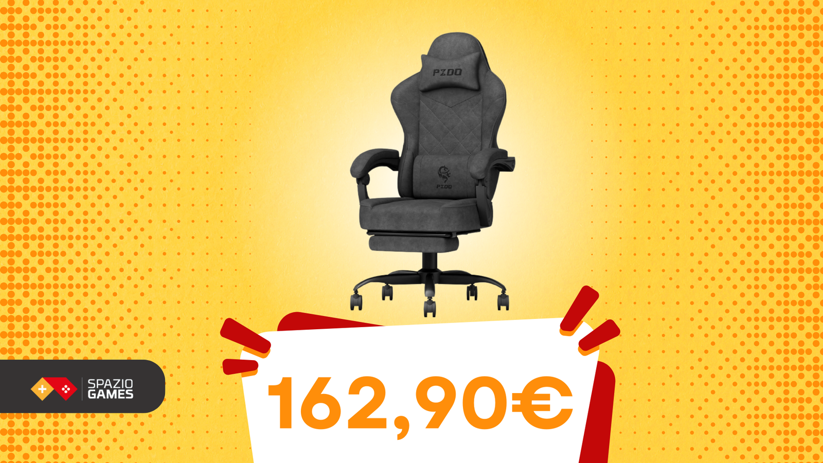 Ergonomia, stile ed eleganza: questa sedia da gaming COSTA SOLO 162,90€!