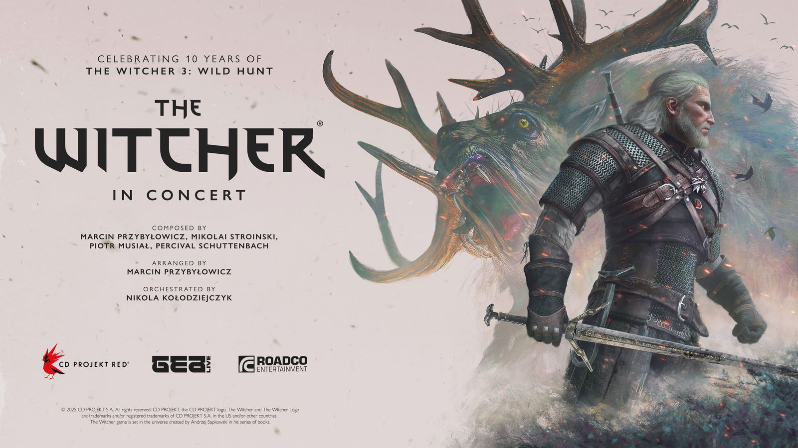 CD Projekt Redがウィッチャー3コンサートを発表：詳細はこちら