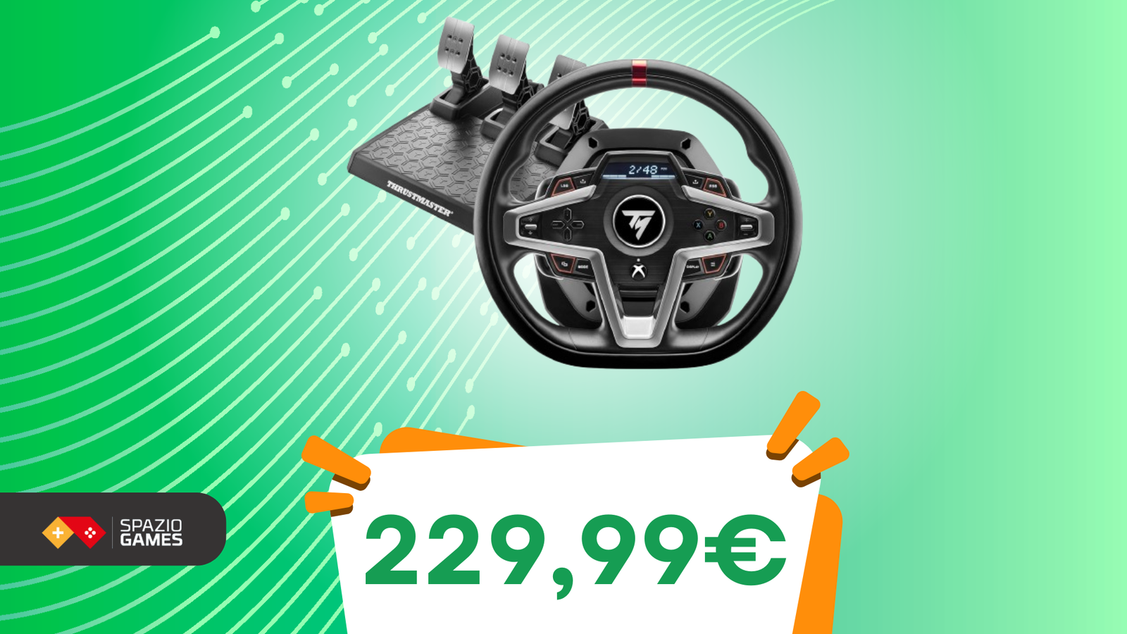Thrustmaster T248 in SCONTO: porta la tua simulazione di guida a livelli professionali!