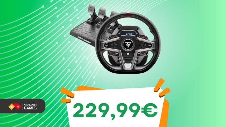 Immagine di Thrustmaster T248 in SCONTO: porta la tua simulazione di guida a livelli professionali!