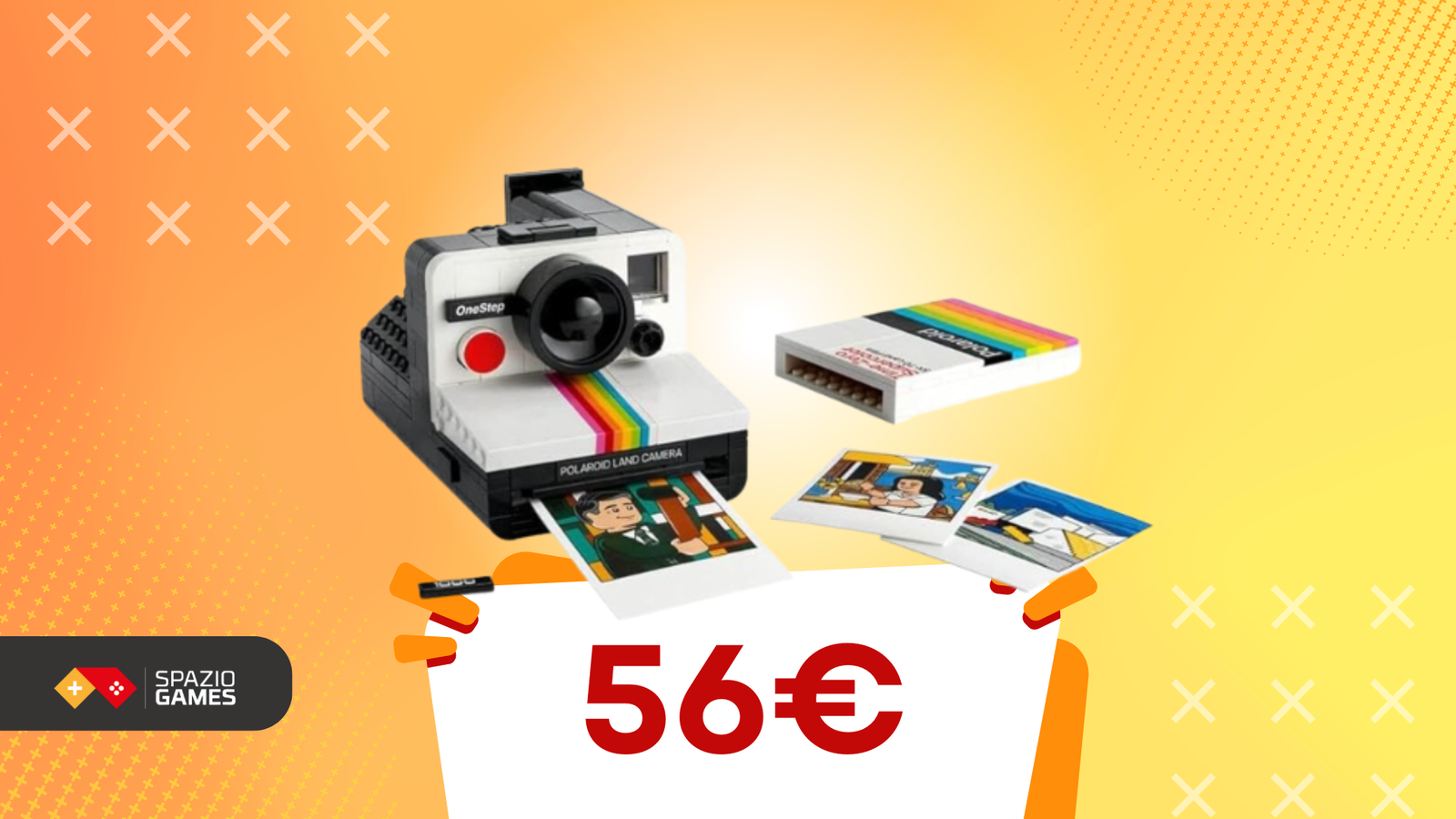 Polaroid LEGO a soli 56€: lo stupendo set che scatta creatività!