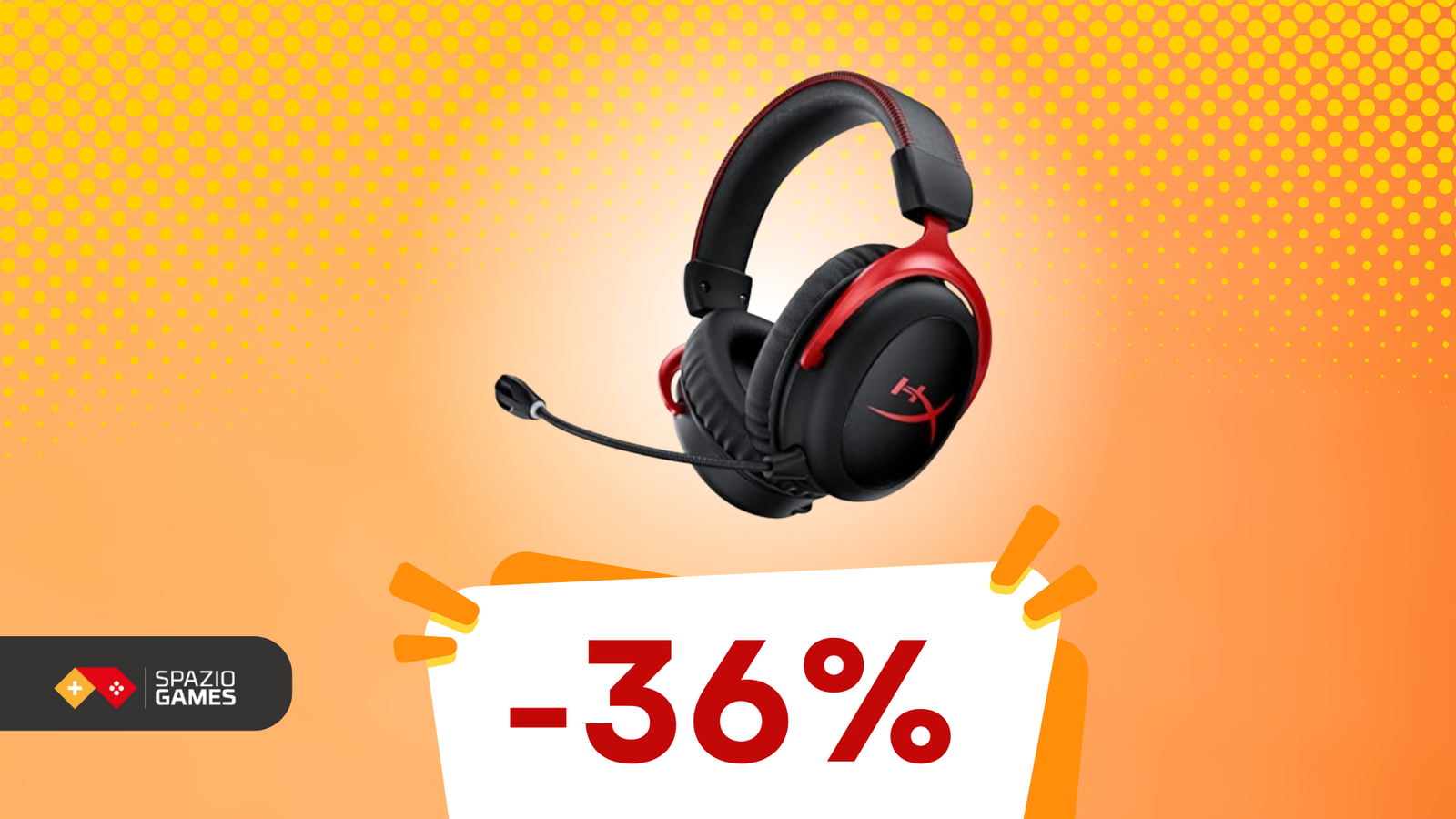 HyperX Cloud II Wireless in SUPER SCONTO: migliora il tuo gaming con queste cuffie wireless di qualità! -36%