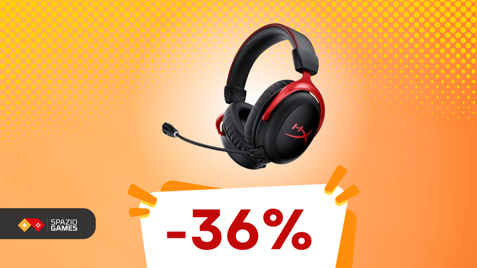 Immagine di HyperX Cloud II Wireless in SUPER SCONTO: migliora il tuo gaming con queste cuffie wireless di qualità! -36%