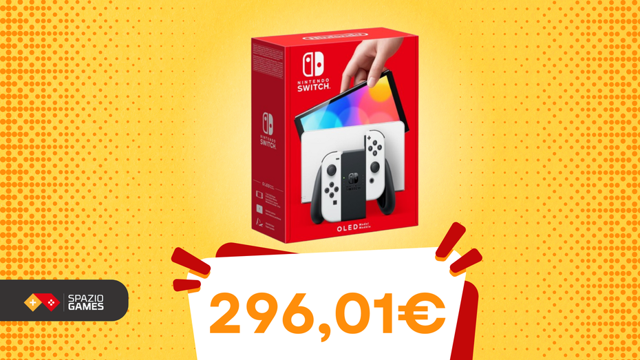 Immagine di Switch OLED sotto l'albero? Oggi si può, COSTA SOLO 296,01€!