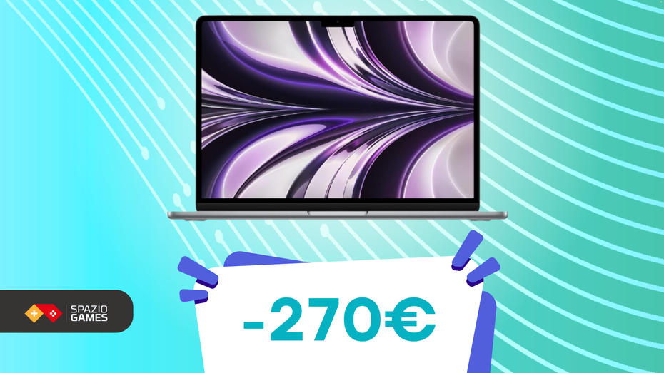 Immagine di Potenza ed eleganza ai massimi livelli: MacBook Air con chip M2 costa 270€ IN MENO!